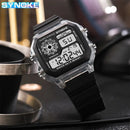 SYNOKE Digital Watches Men Sports